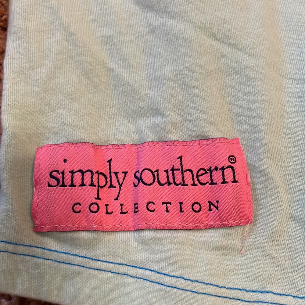 Simply southern long sleeve shirt elephant print on sleeves ladies size small - Picture 2 of 5
